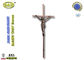 آلیاژ روی زیمک crucifix / تابوت دکوراسیون D051 ایتالیا با کیفیت رنگ برنز