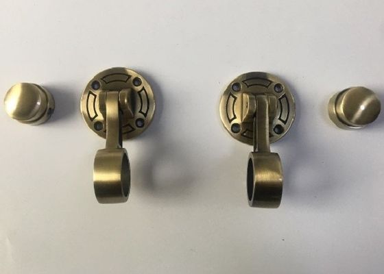 کیفیت  Luxury Zinc Alloy Casket Handle H058 / Coffin Accessories Handles Diameter 3 Cm کارخانه