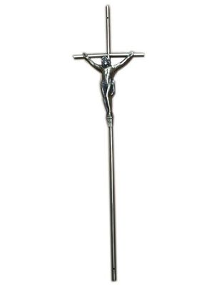 کیفیت  Size 64.5×17cm Funeral Articles D064  / Iron Coffin Crucifix With Zamak Jesus کارخانه